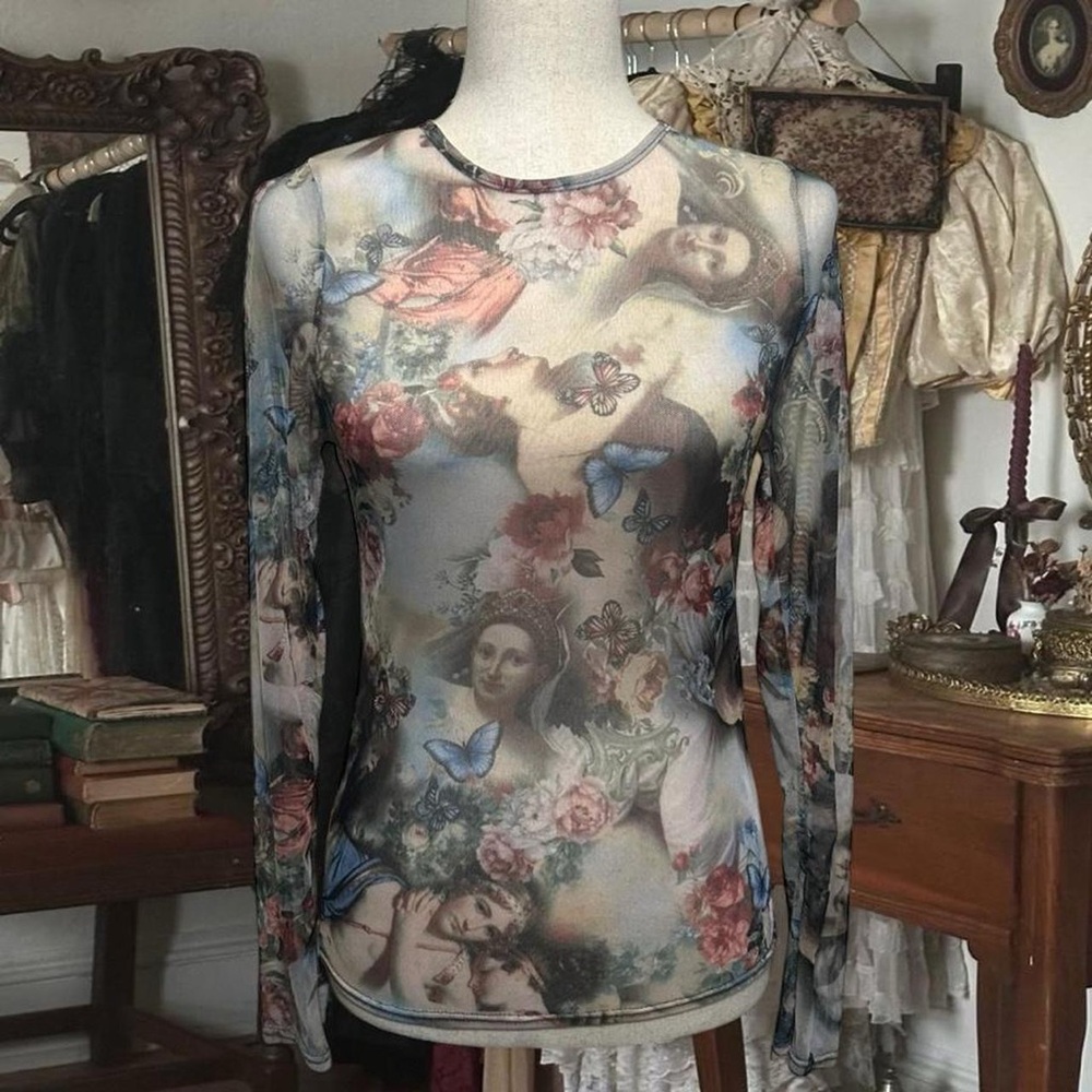 Madrag long sleeve fairycore top